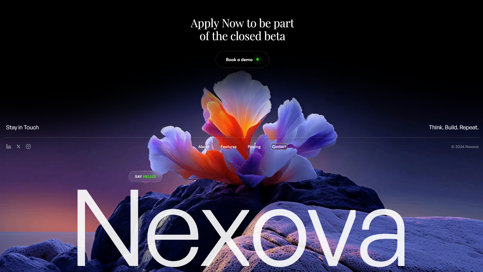 Nexova — Think. Build. Repeat.